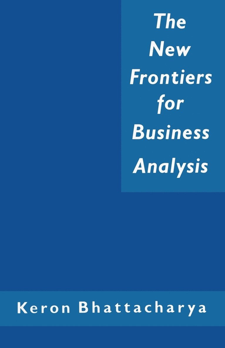 The New Frontiers for Business Analysis 1