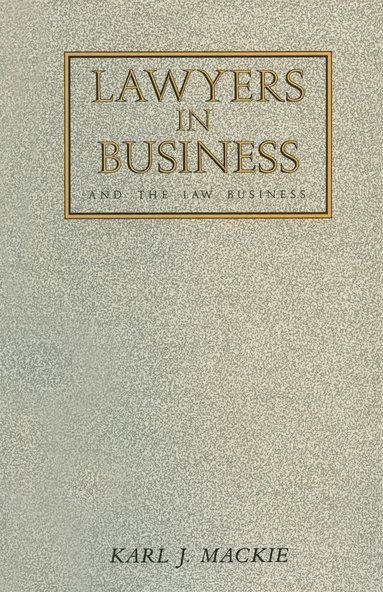 bokomslag Lawyers in Business