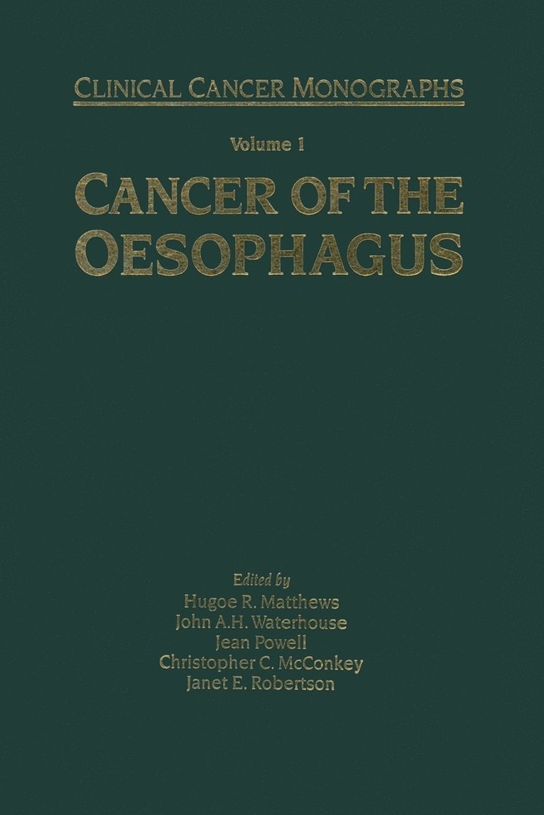 Cancer of the Oesophagus 1