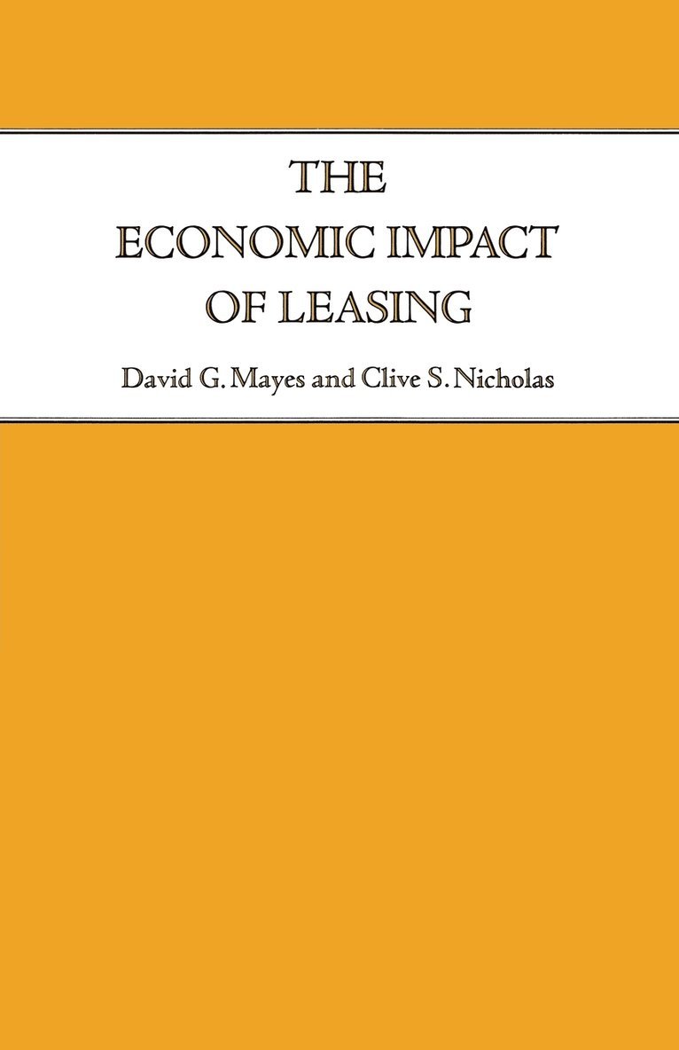 Economic Impact of Leasing 1