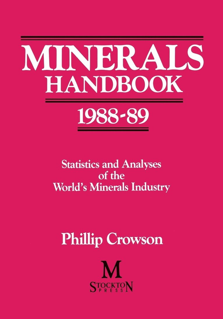 Phillip Crowson - Minerals Handbook 1988–89, Häftad