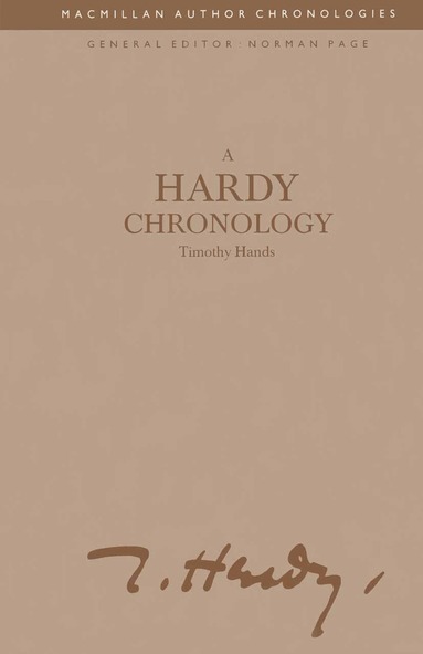Timothy Hands - Hardy Chronology, Häftad