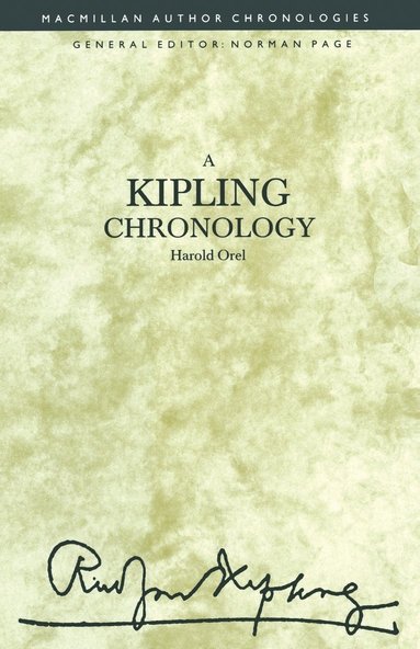 bokomslag Kipling Chronology
