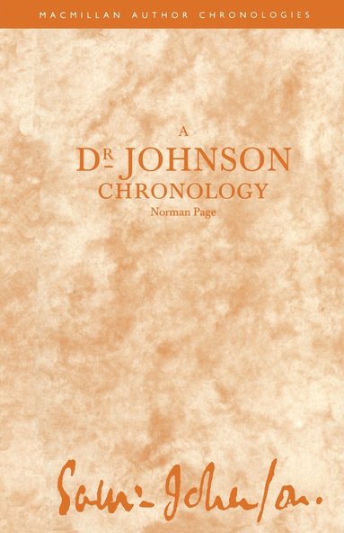 bokomslag Dr Johnson Chronology