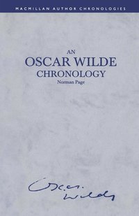 bokomslag An Oscar Wilde Chronology