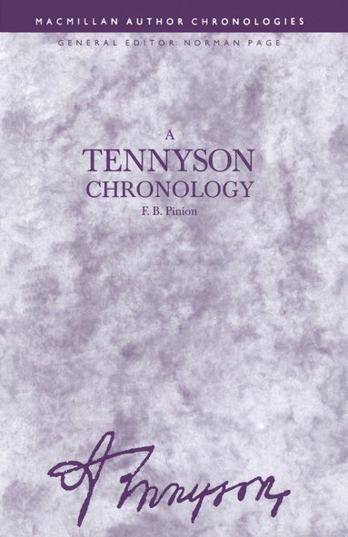 bokomslag A Tennyson Chronology