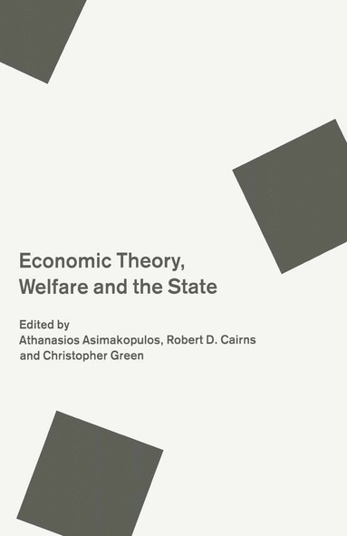 bokomslag Economic Theory, Welfare and the State