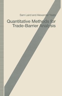 bokomslag Quantitative Methods for Trade-Barrier Analysis