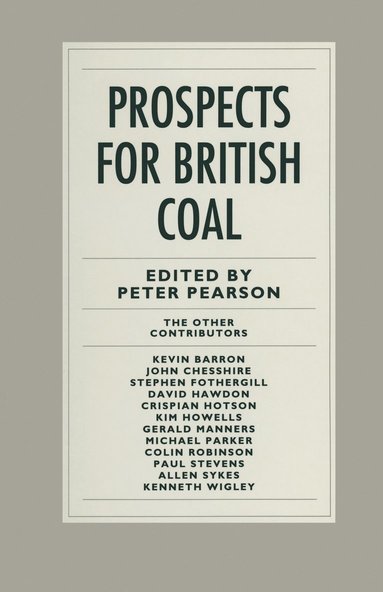 bokomslag Prospects for British Coal