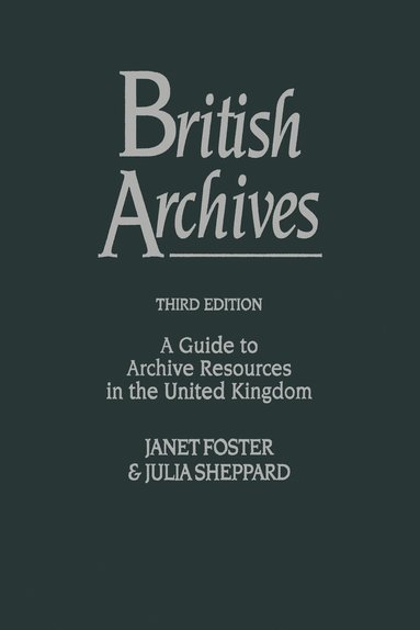 bokomslag British Archives