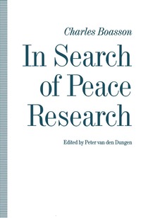 bokomslag In Search of Peace Research