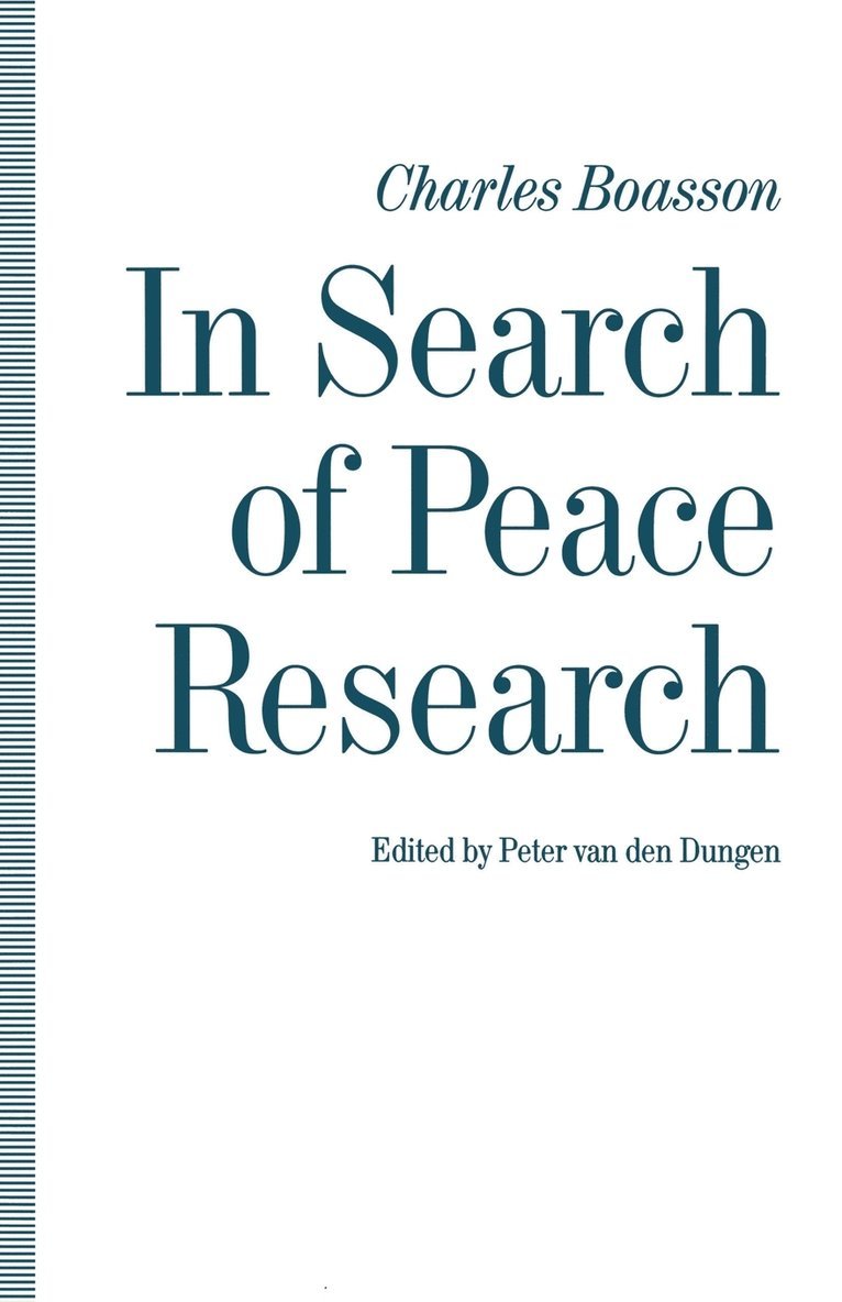 Charles Boasson - In Search of Peace Research, Häftad