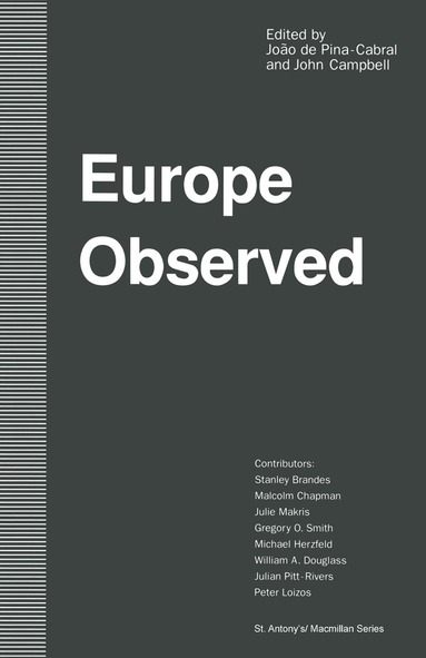 Joao de Pina-Cabral, John Campbelld - Europe Observed, Häftad