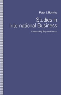 bokomslag Studies in International Business