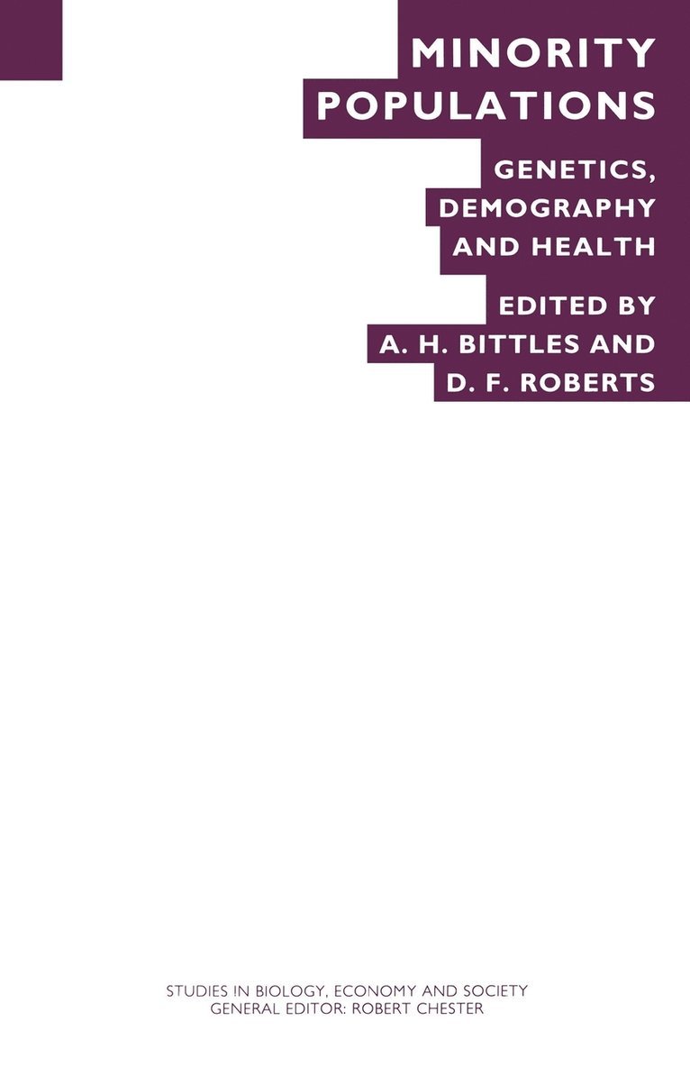 A.H. Bittles, A. H. Bittles, A H Bittles - Minority Populations, Häftad