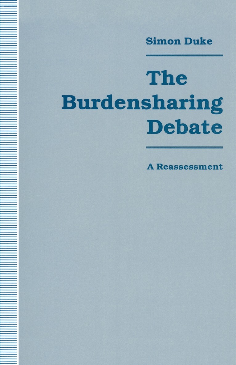 Simon Duke - Burdensharing Debate, Häftad