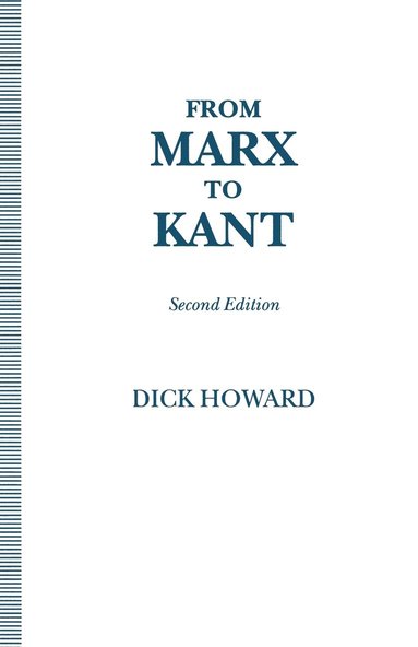 bokomslag From Marx to Kant