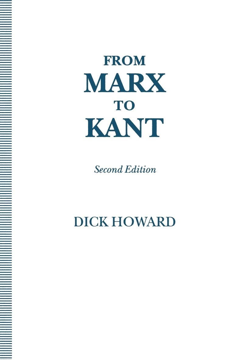 From Marx to Kant 1