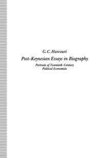 bokomslag Post-Keynesian Essays in Biography