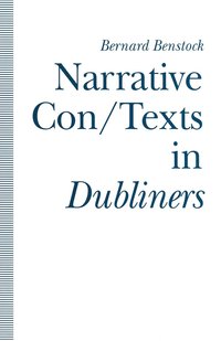 bokomslag Narrative Con/Texts in Dubliners