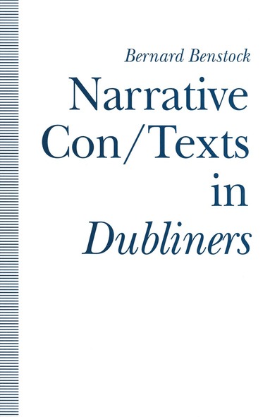 bokomslag Narrative Con/Texts in Dubliners