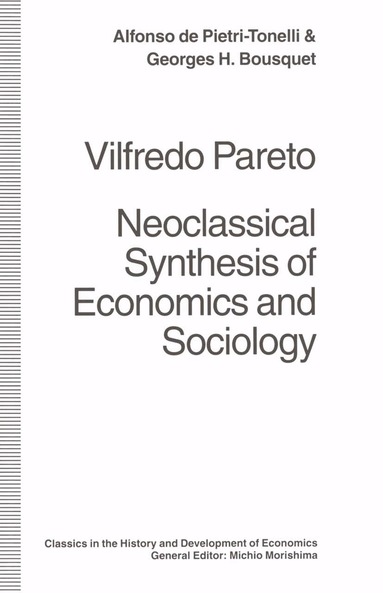 Alfonso de Pietri-Tonelli, Georges H Bousquet, Julia Bamford - Vilfredo Pareto, Häftad