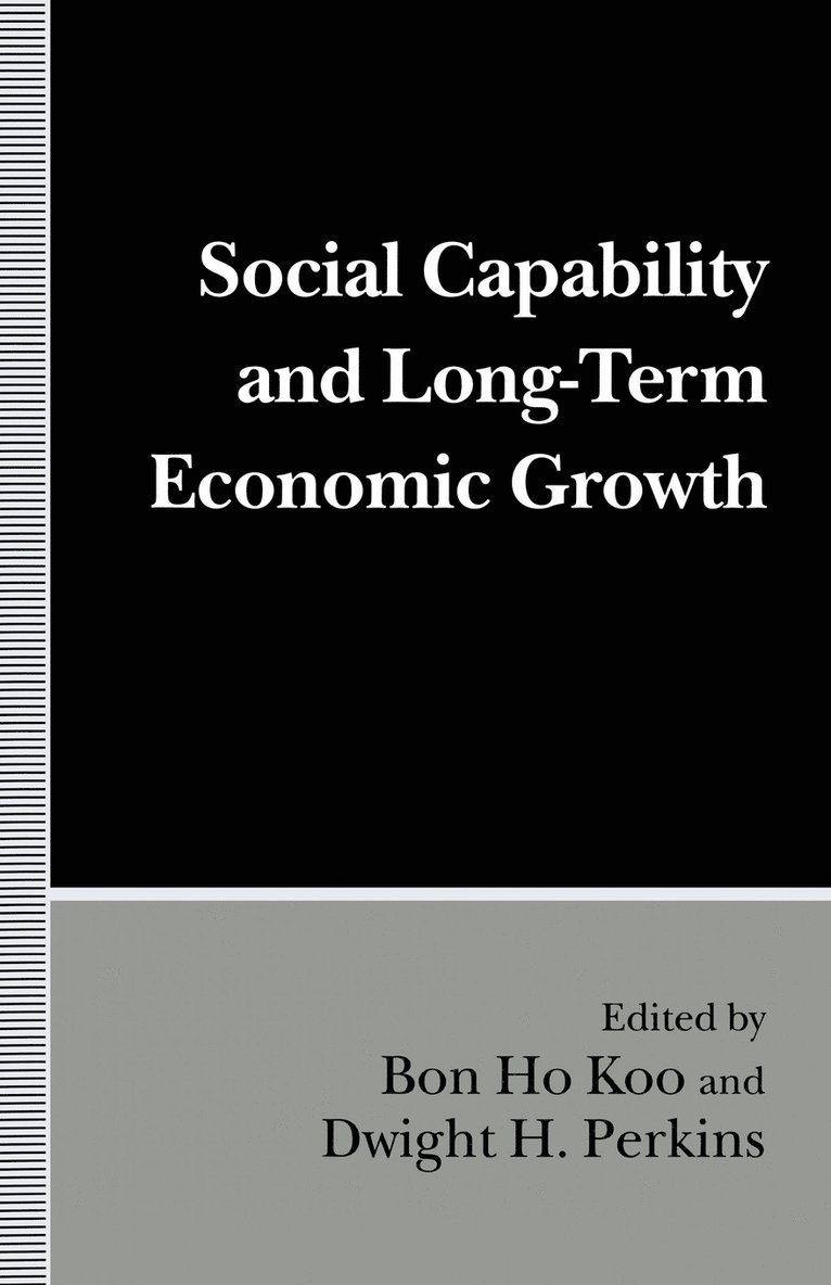 Social Capability and Long-Term Economic Growth 1