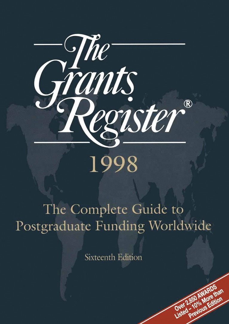 Grants Register® 1998