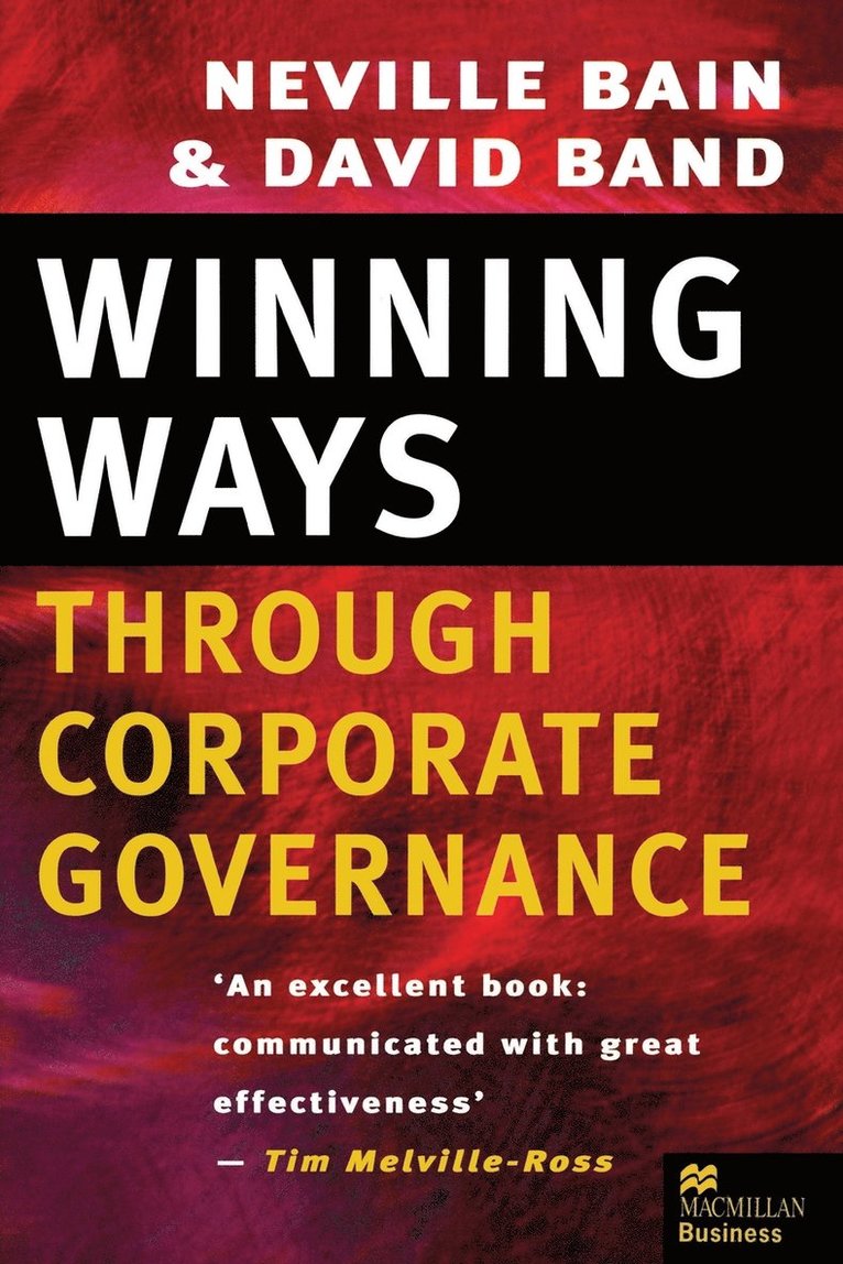 Winning Ways through Corporate Governance 1