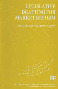bokomslag Legislative Drafting for Market Reform