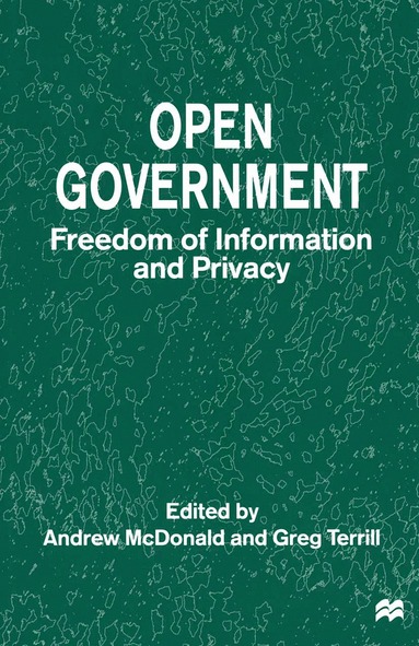 bokomslag Open Government