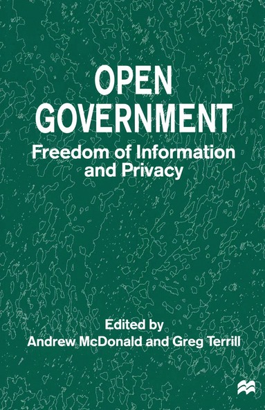 bokomslag Open Government