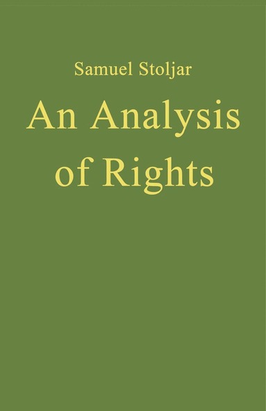 Samuel J. Stoljar - Analysis of Rights, Häftad