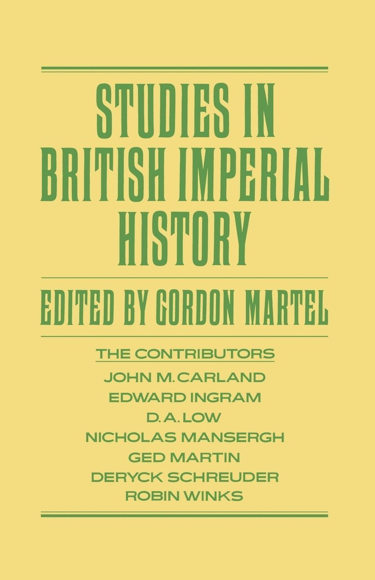 Studies in British Imperial History 1