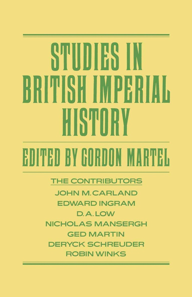 Gordon Martel, Wayne Lavender - Studies in British Imperial History, Häftad