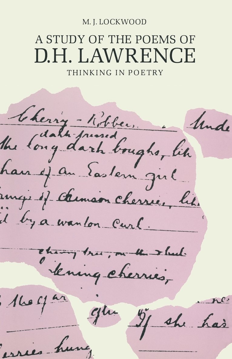 A Study of the Poems of D. H. Lawrence 1