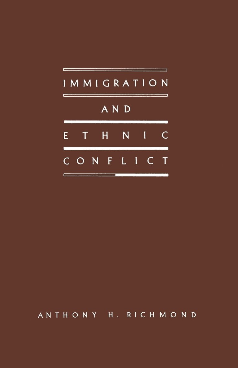 Immigration and Ethnic Conflict 1