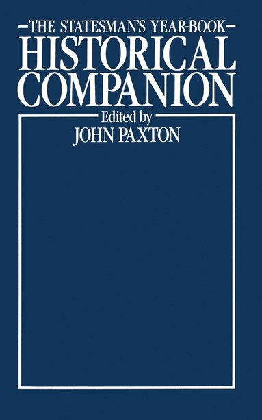 bokomslag Statesman's Year-Book Historical Companion