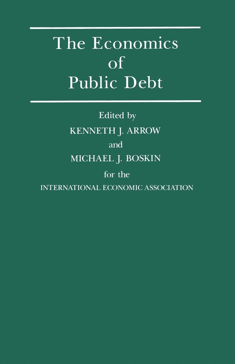 The Economics of Public Debt 1