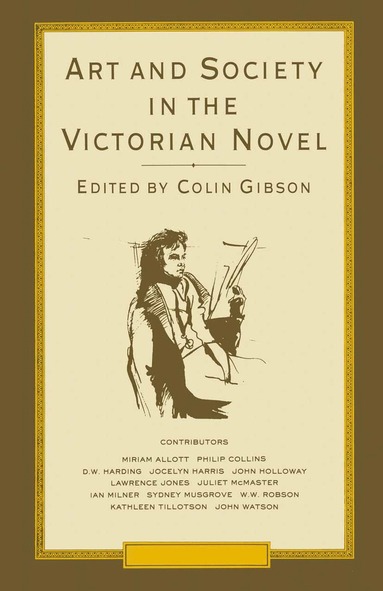 bokomslag Art and Society in the Victorian Novel