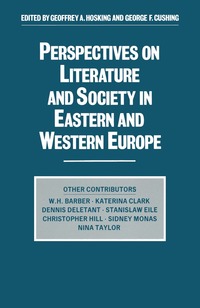 bokomslag Perspectives on Literature and Society in Eastern and Western Europe