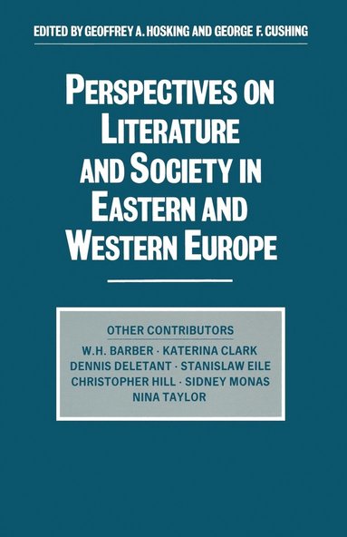 bokomslag Perspectives on Literature and Society in Eastern and Western Europe