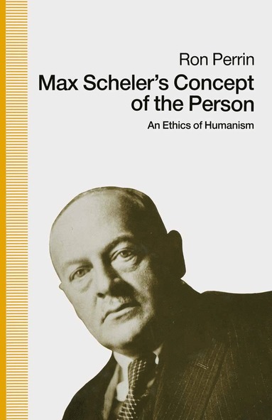 bokomslag Max Schelers Concept of the Person