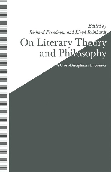 bokomslag On Literary Theory and Philosophy