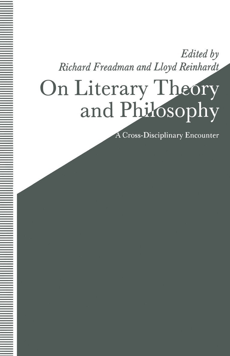 On Literary Theory and Philosophy 1