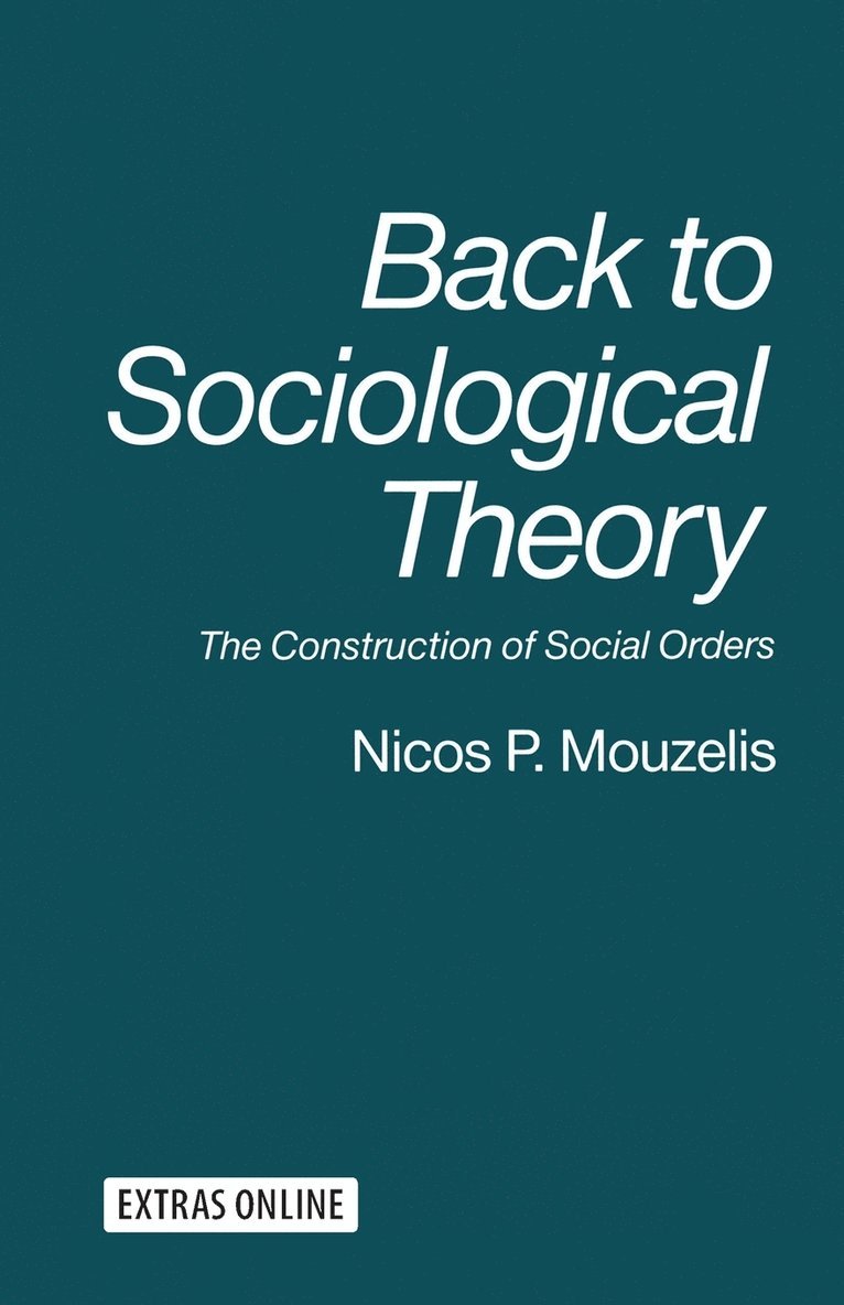 Back to Sociological Theory 1