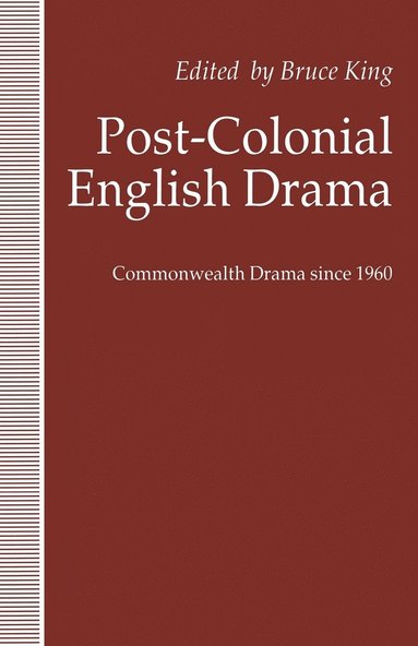 bokomslag Post-Colonial English Drama