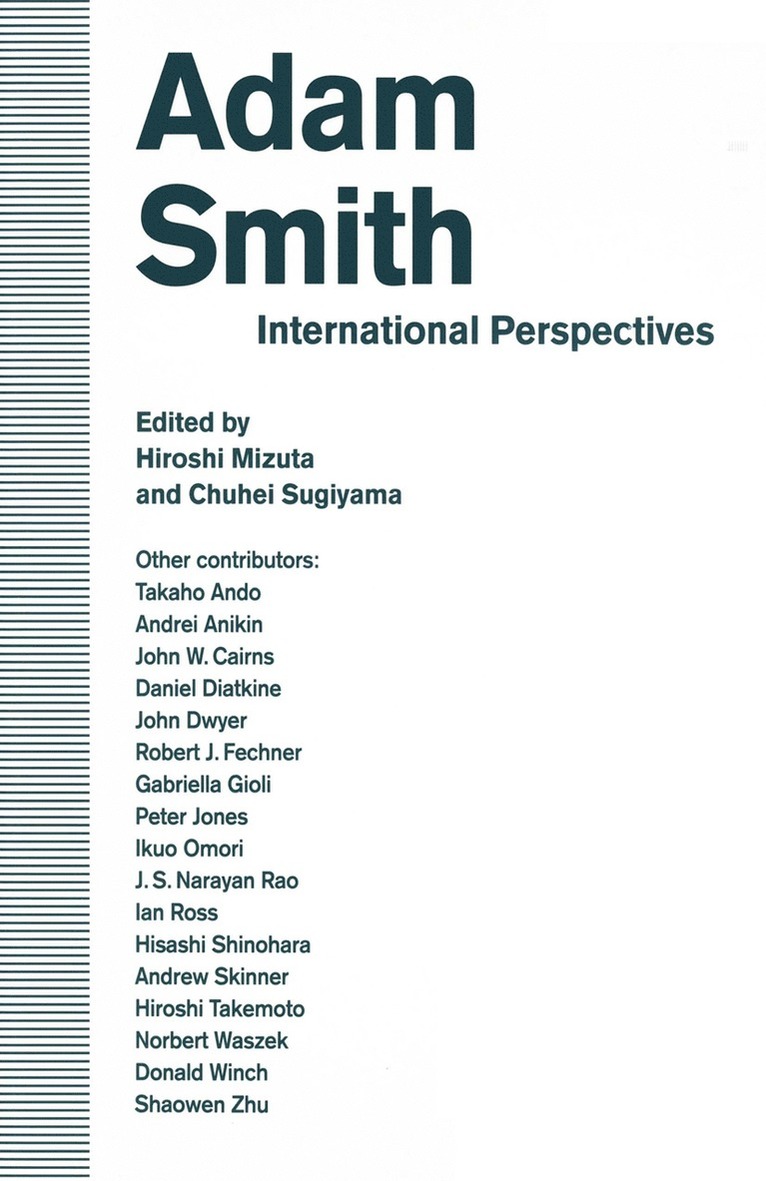 Hiroshi Mizuta, Chuhei Sugiyama - Adam Smith: International Perspectives, Häftad