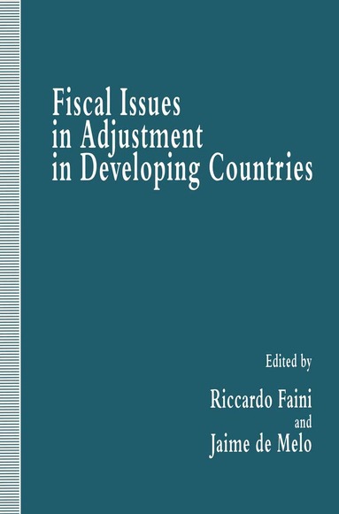 Jaime de Melo, Riccardo Faini - Fiscal Issues in Adjustment in Developing Countries, Häftad