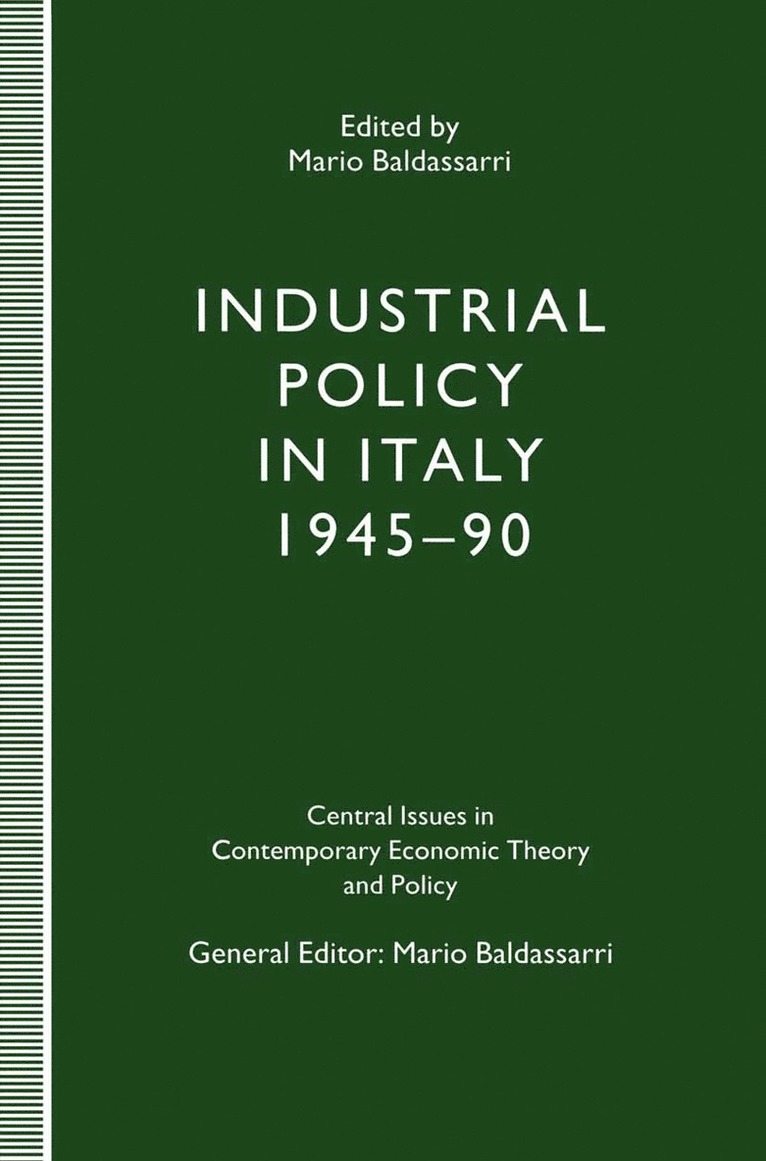 Mario Baldassarri - Industrial Policy in Italy, 1945–90, Häftad